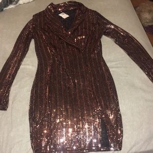 Beautiful rose gold dress